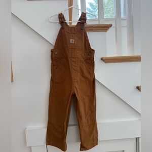 Carhartt Kids Overalls in Classic Brown